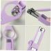 Beaupretty 1pc Nail Clippers Nail Trimmer Nail for Men Cat Claw Trimmer Nail Clipper with Magnifier Cuticle Clippers Nail Clippers with Magnifier Portable Nail Cutters Japan Puppy 15*4.5*1.6cm Purple - Buy Online on GoSupps.com