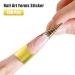 Hanyousheng Nail Forms 130 Pcs - Self-Adhesive Sticker for Acrylic & Gel Nail Extensions (Gold) - Buy Online on GoSupps.com