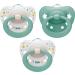 Buy NUK Signature Pacifier | BPA-Free Silicone | 0-6 Months | Stars Green | Pack of 3 - International Shipping Available - Buy Online on GoSupps.com