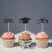 TOPBATHY 2024 Graduation Theme Cupcake Toppers 12pcs Glitter Grad Cap Cake Picks 2024 Diploma Appetizer Picks for Graduation New Years Party Cake Decorations - Buy Online on GoSupps.com