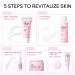 Cherry Blossoms Skin Care Set for Women & Girls | Complete Beauty Gift Kit with Cleanser Serum Cream Toner & Eye Cream - Buy Online on GoSupps.com
