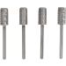 Tungsten Nail Glue Remover Drill Bits Set 4 Pieces Steel Nail Grinding Heads for Beauty Salon Use M C F XF - Buy Online on GoSupps.com