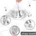 MCPINKY Craft Bells 34PCS Silver Jingle Bells - Small 1.7 x 1.5 Inch Brass Bells for DIY Decor - Perfect for Wind Chimes, Doorbells, and Wedding Decor - Buy Online on GoSupps.com