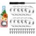 Metal DIY Beer Opener Bottle Opener Inserts Kit DIY Beer Wrench Screws Parts for Beer Opener Resin Molds 2 Sets - Buy Online on GoSupps.com