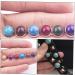 STOBOK 60pcs Turquoise Rivets DIY Punk Studs Round Rivet Buttons Small Rivets Round Rivets Manual Clothing - Buy Online on GoSupps.com