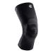 BAUERFEIND knee support Knee Support with silicone ring can be worn on the right or left All Black L