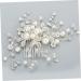 FRCOLOR Wedding Hair Accessories Wedding Headpiece Tiara Bridal Hair Comb Women Hairpin Bride Insert Comb Bridal Headdress Hair Dryer European and American Miss Flower Girl Hair Accessory - Buy Online on GoSupps.com
