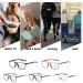 Progressive Multifocus Reading Glasses for Men Women Flexible Sports Glasses Anti blue Light Computer Readers(Couleur:Blue Grandeur:2.0x) - Buy Online on GoSupps.com