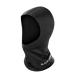 Black Crevice storm hood I storm mask men & women I warm ski mask made of 100% polyester i black storm mask winter I ski mask men & women in three sizes s m l i cold protection face l black