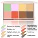 UCANBE Face Concealer Contour Cream Makeup Palette - 8 Colors Full Coverage Contouring Corrector Kit - Buy Online on GoSupps.com