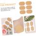 COOLHIYA 6sheets Heel Grips Corn Patch Corn Toe Protectors Patches Toe Callus Protectors Self- Adhesive Bunion Pads Toe Cushions Pad Corn Cushions Foot Stickers with Hole Cotton - Buy Online on GoSupps.com