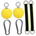 Kombiuda fitness accessories 1 set grip training ball Flex stick handle ball pull-up trainer forearm strengthening slipproof powerball handle band grip fitness gymnastics ball stainless steel