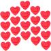 Buy Sosoport Heart Stickers - 90 Sheets Waterproof Hemostatic Patches for Bandaging | Bulk Red Stickers | 3.8x3.2cm | Fast International Shipping - Buy Online on GoSupps.com