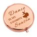Dance Lover Gift for Women Dancer Gift Compact Makeup Mirror for Dance Student Dance Recital Gifts for Girls Dance Teacher Appreciation Gifts Folding Makeup Mirror Graduation Birthday Gifts