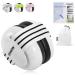 KINGKIDS Baby Ear Protection Noise Cancelling Headphones Infant Toddler Baby Headphone Noise Cancelling Earmuffs Airplane White & Black