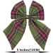 YUPs Tartan bow knot hair clips Plaid fashion accessories Festive hairpins Handmade bow knot clip for Girls and Women (Red 2) - Buy Online on GoSupps.com