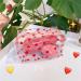JIHUOO Clear PVC Travel Cosmetic Bag - Toiletry Bag for Women & Girls | Perfect Wash Bag with Heart Design - Buy Online on GoSupps.com