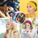Headbands For Women's Hair Boho Headband Elastic Soft Flower Wide Headbands for Women Yoga Sport Hairbands Hair Accessories for Everyday Sport Fitness Multicolour 5 - Buy Online on GoSupps.com