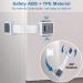 Aosite Cabinet Locks 4 Pack - Child Safety Drawer Latches | Baby Proof Straps for Furniture, Kitchen, Toilet | Adjustable & No Drilling Needed - Buy Online on GoSupps.com