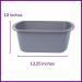 McKesson Plastic Wash Basin - 7 qt - Rectangle Design - 1 Count - Pack of 1 - Buy Online on GoSupps.com