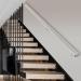 Clear Acrylic Stairs Handrail Round 3ft/4ft/5ft/6ft/10ft/12ft/14ft/20ft Long Non-Slip Transparent Staircase Handrails for Home Indoor Hallway Loft Complete Kit Silver Brackets 100cm(3.2ft) - Buy Online on GoSupps.com
