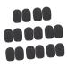 NOLITOY 8 Pairs Heel Pad Rear Half Pad Hind Half Mats High-Heeled Shoes Pads Sole Pads Heel Lifts for Shoes Hind Foot Pads Foot Rear Half Pads High-Heeled Shoe Pads Shock-Absorption Pads Black 9.52x7x0.8cm
