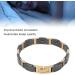 Magnetic Men's Bracelet for Pain Relief & Improved Sleep | Titanium Steel Black Gold - Buy Online on GoSupps.com
