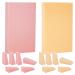 Sibba 48 pieces powder tassel Small make-up sponge Blender Blender Shape Foundation Applicator kit reusable non-latex-face cleaner cosmetic sponges for face cream/nails
