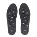 Magnetic field therapy insole breathable massage insoles reflex zone massage foot pain acupressure improve blood circulation plantar fasciitis foot health care -s black 25.5 cm (EU women 35-40)