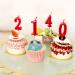 Red Birthday Candle Number 4 - Roman Numeral Style for 4th Birthday Celebration - Buy Online on GoSupps.com