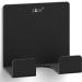 ZACK Potes razor holder 6x3 4x5 5 cm black