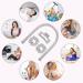 PINTAUR High Resilience Sponge Heatless Curling Rod Headband - Grey | Soft, Comfortable, No Heat Curls Ribbon for Long Hair DIY Styling - Buy Online on GoSupps.com