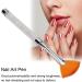 ANKROYU Fan Shaped Nail Art Pen Brush with Rhinestone Handle Nail Art Flower Drawing Pen Glitter Art Drawing Fan Pen Liner Brush Dust Powder Remover Nail Brush(B) - Buy Online on GoSupps.com