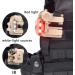 Qiruimy Tactical Helmet Light Set Gen 3 - 360 Rotatable Airsoft & Survival Flashlight | White/IR/Red Light - Military Grade (Black) - Buy Online on GoSupps.com