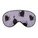 LynaRei Sleeping Mask Halloween Black Cats Sleep Eye Mask Blindfold with Adjustable Strap Cute Animal Soft Eye Cover for Blocking Out Lights Style-7