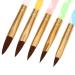 5 Piece Nail Art Liquid Powder Brush Set - UV Gel Carving Pen & Acrylic Handle Manicure Tools Kit for Professional Nail Designs | International Shipping Available - Buy Online on GoSupps.com