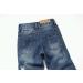 KIDSCOOL SPACE Baby Girl Boy Slim Jeans | Ripped Denim Pants 7-8 Years | Elastic Band | Slim Blue-2047 - Buy Online on GoSupps.com