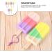 MILISTEN Ice Cream Shaped Bath Sponge Pouf Shower Set - 6Pcs with Short Handle | Unisex Bathroom Supply - Buy Online on GoSupps.com