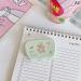 Qingsi contact lens box bear green