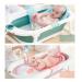 Breathable Mesh Newborn Baby Bath Mat | Adjustable Non-Slip Bath Seat Pad for 0-18 Months | Pink (Style 3) - Buy Online on GoSupps.com