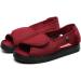VEACAM Open Toe Diabetic Walking Shoes for Men - Non-Slip Elderly Sandals - Adjustable Lightweight Swollen Feet Edema Shoes 13 Red - Buy Online on GoSupps.com