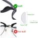 20 Pairs Anti-Slide Silicone Glasses Nose Pads - Self-Adhesive Soft Pads for Glasses & Sunglasses - Buy Online on GoSupps.com