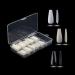 Coffin Nail Tips - 100pcs Long Ballerina False Nails | Acrylic Artificial Nails for Nail Art | Complete Cover with Box - Buy Online on GoSupps.com