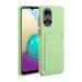 Tivenfezk Nadoli Silicone case for Honor 50 Ultra thin shockproof scratch -resistant wallet soft TPU protective cover mobile phone case with credit card holder Honor 50 green