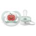 Philips Avent Ultra Air Pacifier 2 Pack | BPA-Free & Breathable for Babies 0-6 Months | Includes Sterilization Box - Apple/Pear (SCF080/17) - Buy Online on GoSupps.com