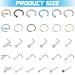 36-Piece Nose Ear Piercing Kit with Disposable Machine, Jewelry, and Studs for Women - White - Buy Online on GoSupps.com