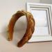Vintage Braided Hair Ties for Women | Traditional Caramel Hair Ripe Wide Headband Fashion - Buy Online on GoSupps.com