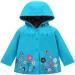 LZH Baby Girls Waterproof Raincoat Suit Set Blue 1-2 Years | Hooded Jacket & Trousers Outfit for Rainy Days - Buy Online on GoSupps.com