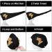 Cool Thunder Cheesy Pizza Microfiber Hair Towel Wrap for Women - Super Absorbent 10x26 Inch Hair Turban with Button - Buy Online on GoSupps.com