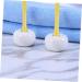 CABILOCK 9 Pack Porcelain Toothbrush Holder for Kids | Cute & Creative Mini Base | White Children's Toothbrush Stand - Buy Online on GoSupps.com